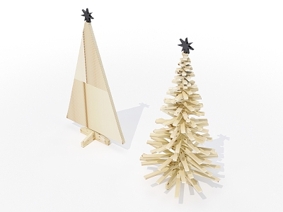 Modern toy building blocks Christmas tree 3d model