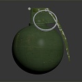 mine bomb mine naval mine suspended mine underwater mine military item military equipment 3d model