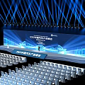 Stage Setup With Lighting And Audience Seats For 2023 China City Digital Economy Summit