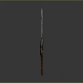 Ancient Decorative Sword Weapon With Intricate Carvings On Handle And Long Blade