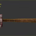 Claw Hammer with Metal Head and Wooden Handle on Black Smooth Surface and Reflection