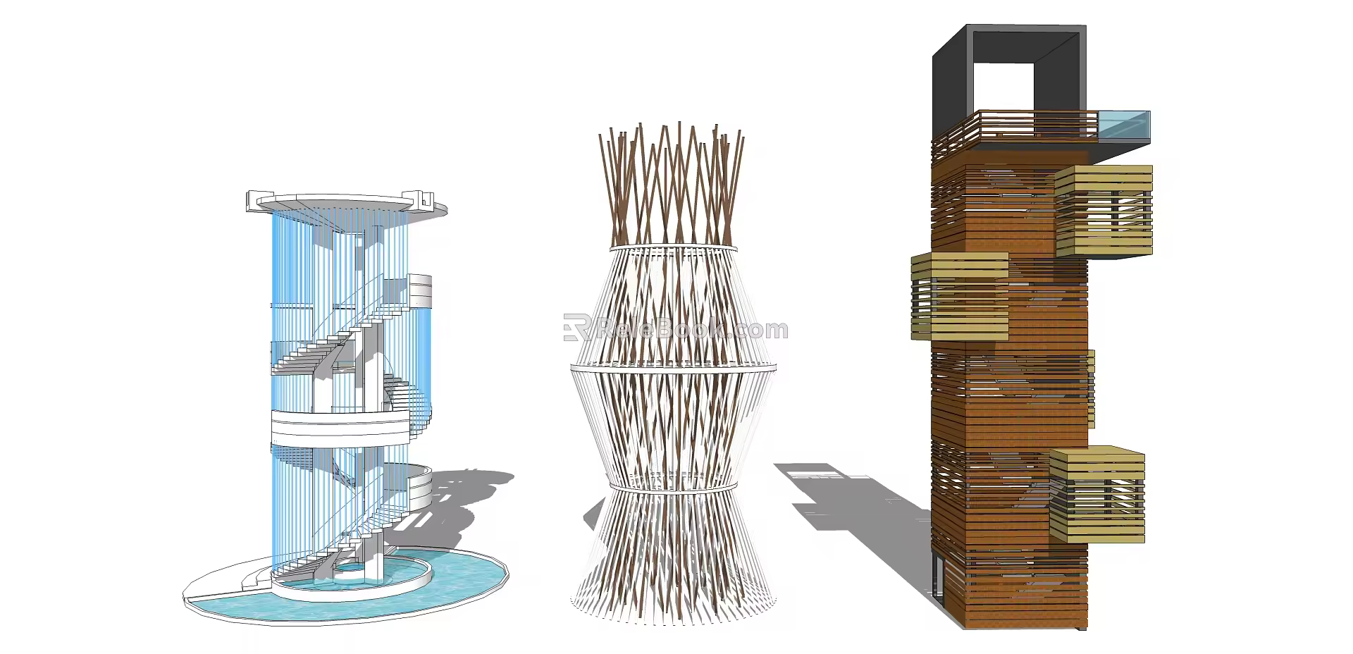 Modern Watchtower 3d model