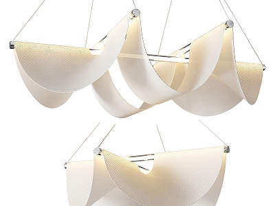 Modern chandelier 3d model