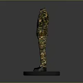 Military Camouflage Uniform Display With Jacket Pants And Mannequin Stand
