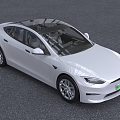 2022 Tesla ModelSPlaid New Energy Pure Electric Vehicle 3d model