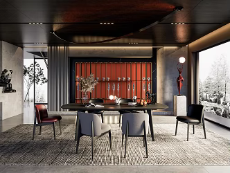 New Chinese Restaurant 3d model
