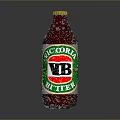 Victoria VB Butter Red Bottle With Green White Label And Yellow Cap