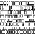 Geometric Pattern With Various Sizes Rectangles Creating Abstract Decorative Background Design