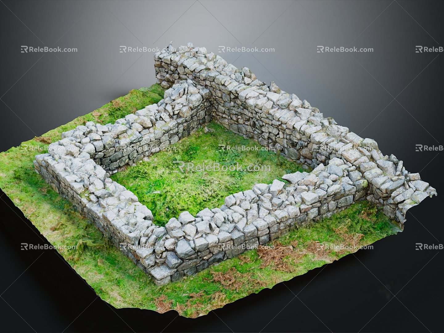 Stone Stone Wall Stone Enclosure Rock Stone Appreciation Stone Strange Stone Ore Realistic 3d model