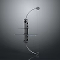 Crossbow Mechanical Crossbow Shift Bow and Arrow Shoot Far Equipment Weapons High-tech Crossbow 3d model