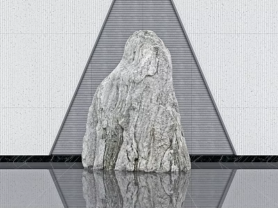 Modern Stone Decorative Ornaments Stone Ornaments 3d model