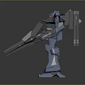 Mech Warrior Mech Soldier Machine Battlearm Mechanical Battlearm Machine Fighter Robot 3d model