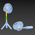 Daily Use Electrical Fans Featuring Handheld And Standing Models With Sleek White Design