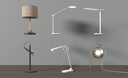 Modern table lamp 3d model