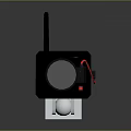 Weston Wireless Projection Monitoring Device With Antenna And Front Lens Design