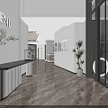 Luxurious Modern Jewelry Store Interior With Glass Display Cases Elegant Lighting And Marble Flooring