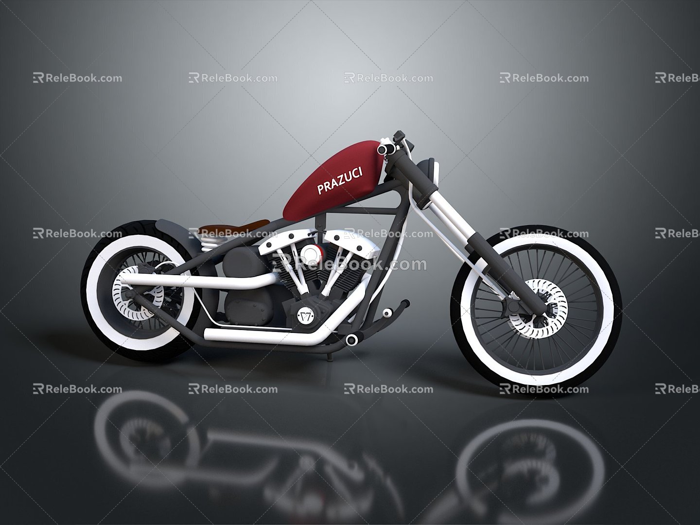 Motorcycle Two-wheeled Motorcycle Cross-country Motorcycle Road Race Motorcycle Motor Vehicle Transport 3d model