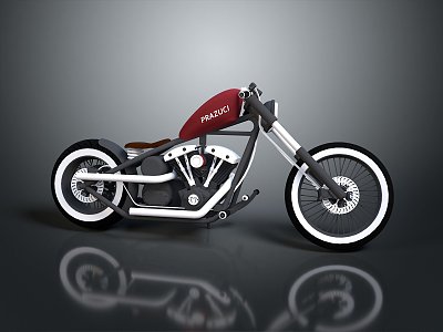 Motorcycle Two-wheeled Motorcycle Cross-country Motorcycle Road Race Motorcycle Motor Vehicle Transport 3d model