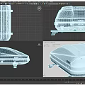 THULE Gray Roof Box For Car Top Storage With Durable Vehicle Design