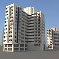 Modern High Rise Residential Building Exterior With Multiple Floors And Balconies Design