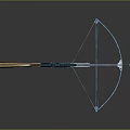 Crossbow Crossbow Crossbow Crossbow Mechanical Crossbow Shift Bow and Arrow Shoot Far Equipment Weapons High-tech Crossbow 3d model