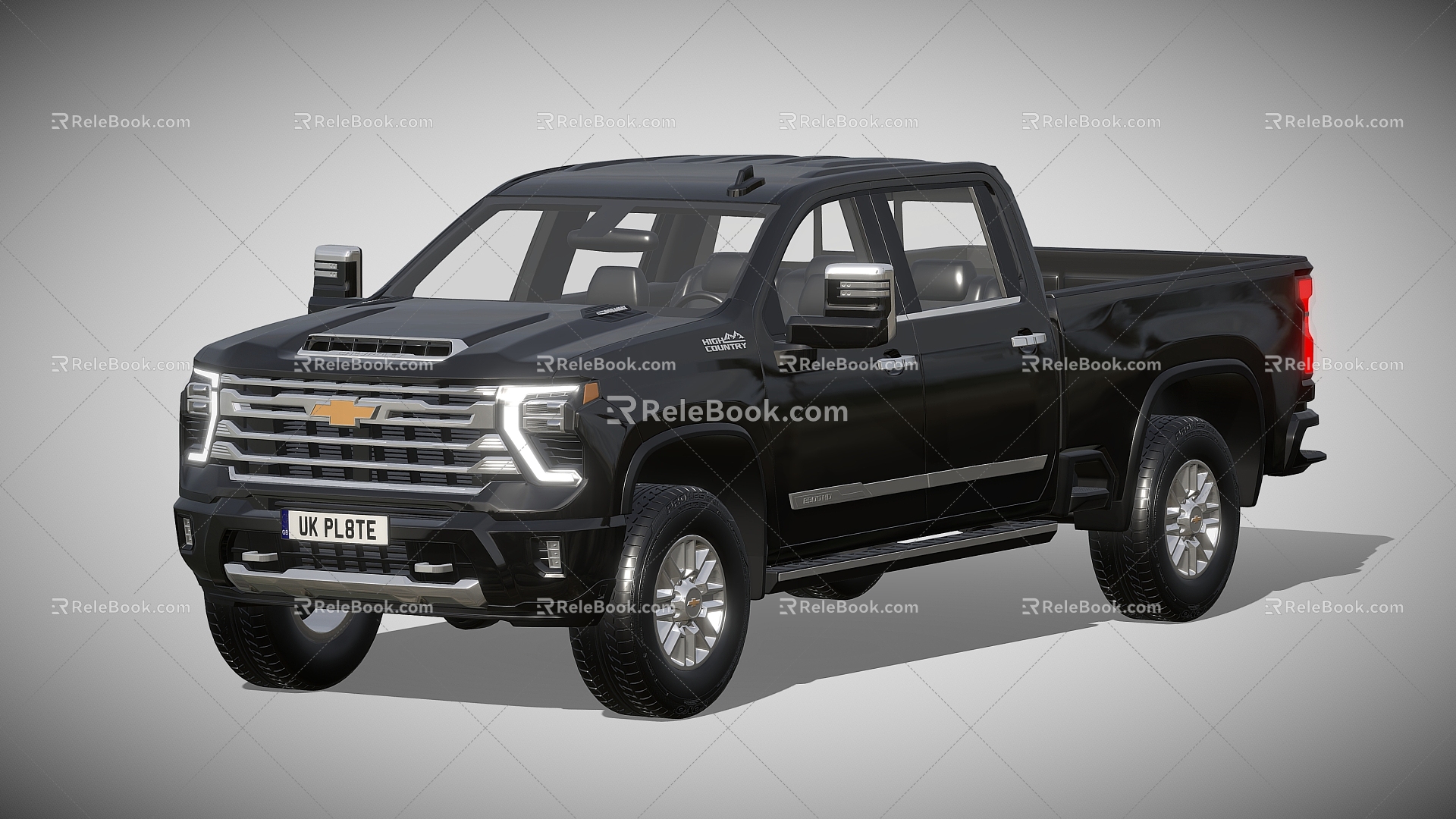 Pickup Truck Chevrolet Pickup Truck Car Off-road Vehicle Car Cartoon Car Truck 3d model