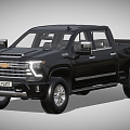 Pickup Truck Chevrolet Pickup Truck Car Off-road Vehicle Car Cartoon Car Truck 3d model