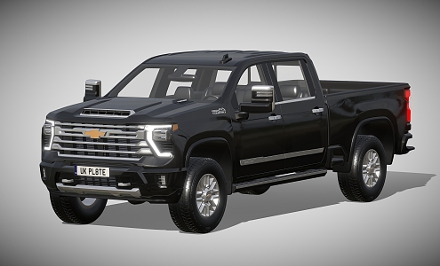 Pickup Truck Chevrolet Pickup Truck Car Off-road Vehicle Cartoon Car Truck 3d model