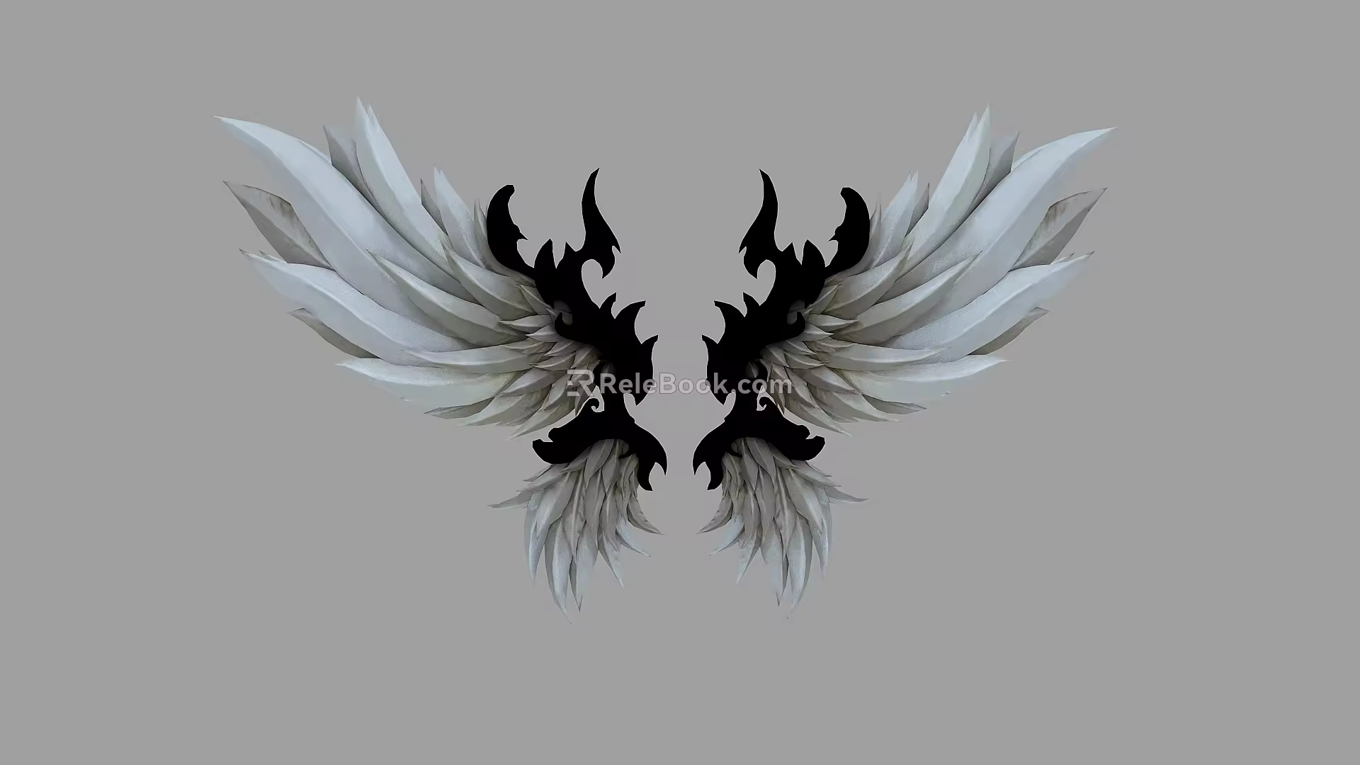 Wings Three Shading Two Low-level Wings Primary Wings Legendary Wings 3d model