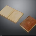 Decorative Furniture Storage Boxes In Light And Red Wooden Design