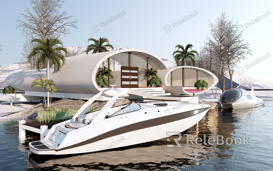 Modern Homestay Homestay Building Waterfront Homestay Homestay Cottage Holiday Cottage model