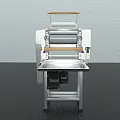 Stainless Steel Commercial Dough Roller Kitchen Appliance With Tabletop And Wheels
