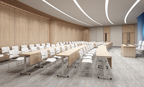 Modern Conference Room Conference Room Lecture Hall 3d model