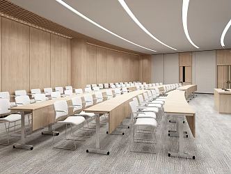 Modern Conference Room Conference Room Lecture Hall 3d model