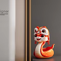 Year of the Snake Doll Year of the Snake Mascot Handset 3d model