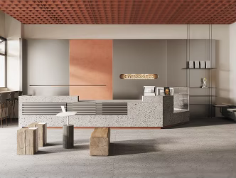 Modern Coffee Shop Milk Tea Coffee Shop 3d model