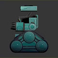 Robot Assistant Small Robot Butler Robot Butler Figure Game Figure 3d model
