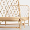 Nordic Bed End Stool Bench 3d model