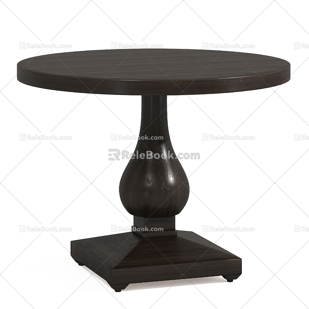 Caracole urn table 3d model