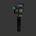 Action Camera With Handheld Stabilizer LED Fill Light And Microphone