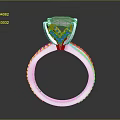 Sparkling Solitaire Diamond Engagement Ring With Platinum Band And Accent Stones