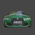 BMW M3 Competition Edition G802021 3d model