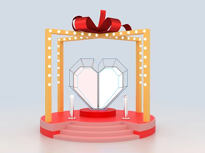 Modern Beauty Chen Valentine's Day Beauty Chen 3d model