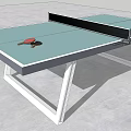 Sturdy Table Tennis Table With Racket And Ball For Sports Equipment