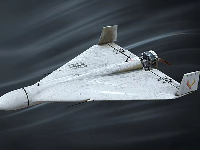 fighter futuristic fighter sci-fi aircraft 3d model