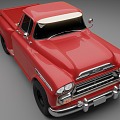 Chevrolet 1959 Apache Pickup Retro Jeep 3d model