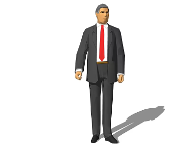 SU model character model residential area design landscape character model design SU character character background 3d model