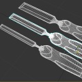 chisel chisel hardware tools 3d model