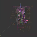 Modern Industrial Factory Complex With Multiple Buildings Chimney Road And Green Trees