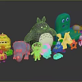 Colorful Animal Themed Kids Furniture With Playful Designs And Various Shapes